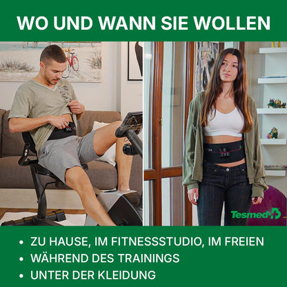 TESMED Absolute EMS-Bauchmuskeltrainer-Gürtel, kabellos