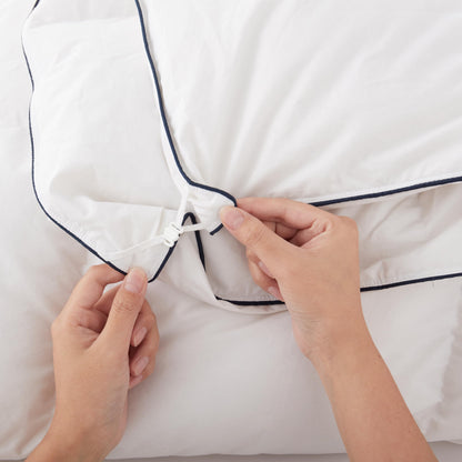 DOWNFOCUS Ganzjahres Daunendecke - 220x240 cm Weiss