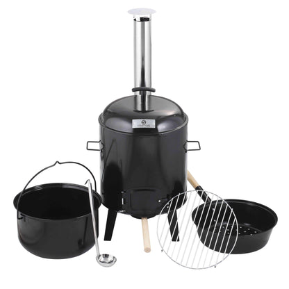 Strattore Gulaschkanone Gulaschkessel 19 Liter – Eintopfofen Grill
