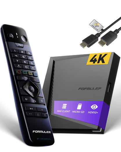 Formuler Z11 PRO MAX 4K Android OTT Medien Player BT1-Edition, schwarz, rechteckig, zur 4K-Medienwiedergabe mittels Android OS auf dem TV.