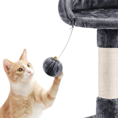 Yaheetech XXL Katzenkratzbaum 194cm Kletterbaum – Dunkelgrau