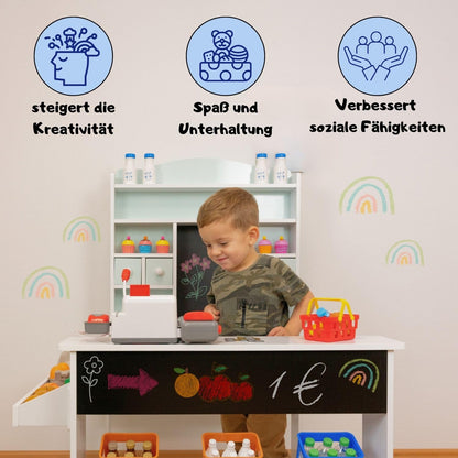 Coemo Kaufladen Nicola Kinder Kaufmannsladen Holz - Grün