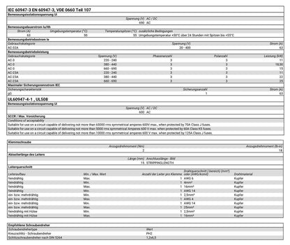 Kraus & Naimer KA63B T904 VE2 Umschalter 4-polig 63A Netz-0-Notstrom