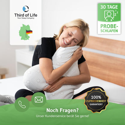 ACAMAR HWS Nackenstützkissen Seitenschläfer – Aloe Vera