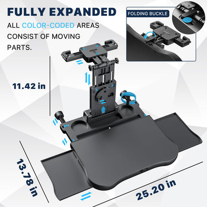 Autofix Auto Rücksitz Tisch Klappbar - Getränke- & Handyhalter
