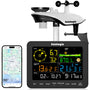 Sainlogic SA6 Plus 12-in-1 WLAN-Wetterstation mit Regenmesser, Display und Aussensensor