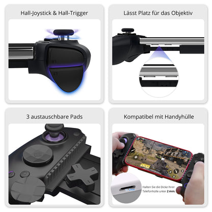 S9 Gaming Controller - Hall Effect, Bluetooth/USB-C Mobile