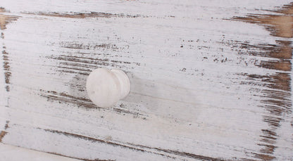 Mendler Kommode mit 3 Körben - Shabby-Look Weiss