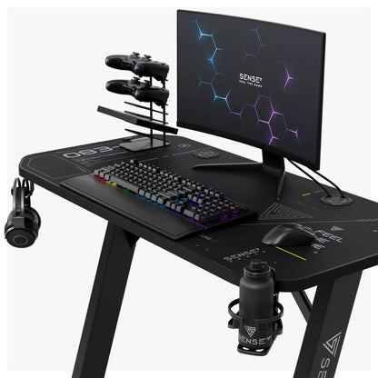 SENSE7 Nomad Cybernetic Gaming PC Schreibtisch 100x50 cm