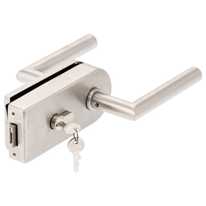 Glastürschloss New Orleans Set D PZ – V2A Edelstahl matt