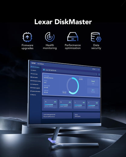 Lexar EQ790 Interne SSD M.2 PCIe Gen4x4 NVMe - 2TB