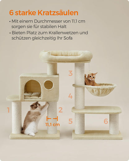 Feandrea Kratzbaum Grosse Katzen XXL - Beige PCT01M