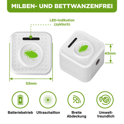 ISOTRONIC Milbenschutz Insektenschutz batteriebetrieben – 5er Set