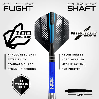 RED DRAGON Razor Edge Original Steeldarts 23g mit 85% Tungsten