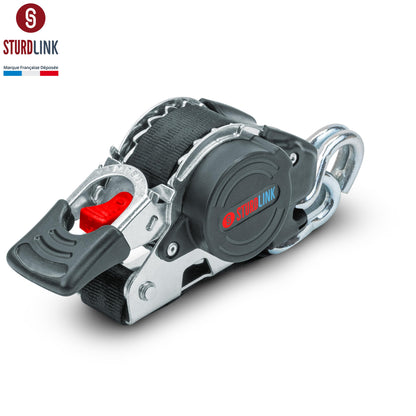 Automatik Spanngurte 3m 25mm J-Haken Ladungssicherung 4er Set