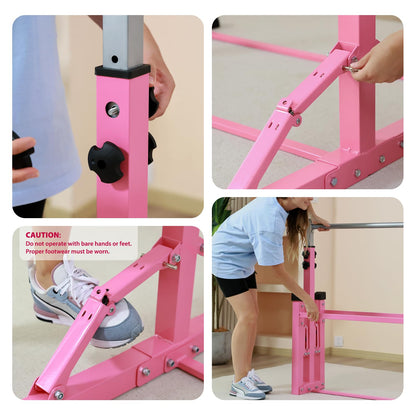 RokePro Gymnastik Turnreck - Faltbar, Höhenverstellbar Indoor/Outdoor