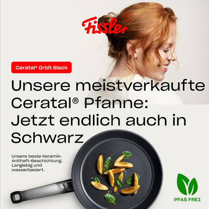 Fissler Ceratal Comfort Orbit Keramik Bratpfanne 28cm Schwarz Induktion