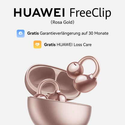 HUAWEI FreeClip kabellose Open-Ear-Kopfhörer, Rosa Gold