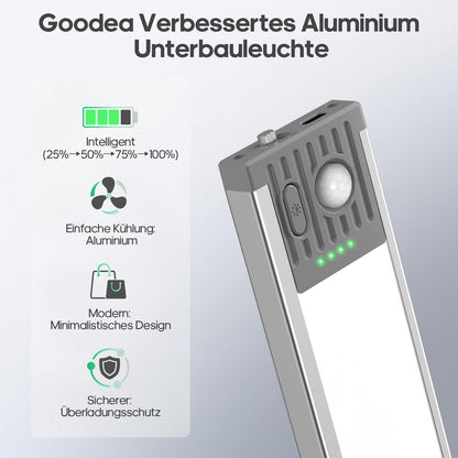 GOODEA LED Unterbauleuchte mit Bewegungssensor, 44,5 cm, 4er Set
