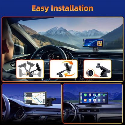 Volam 9.26 Zoll Carplay Display mit 2.5K Dashcam & Rückfahrkamera