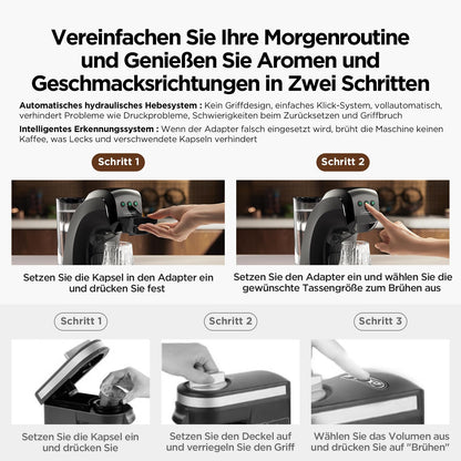 Warriors1 5in1 Multi Kapselmaschine - Gemahlen Kaffee