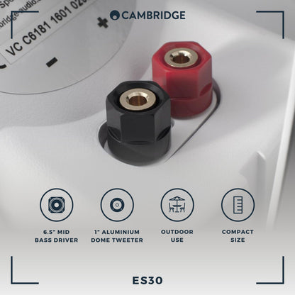 Cambridge Audio ES30 Wetterfeste Aussenlautsprecher – Weiss