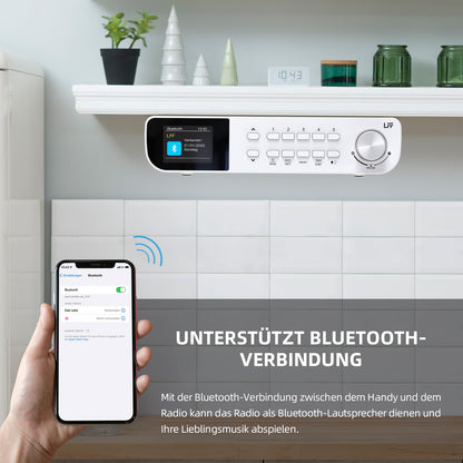 LFF Küchenradio DAB+ Unterbau - Bluetooth & Farbdisplay