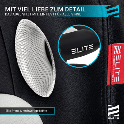ELITE MG100 Exodus ergonomischer Gamingstuhl - Weiss/Pink