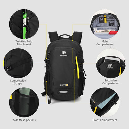SKYSPER LANTC20 Wanderrucksack 20L leicht mit Rückenbelüftung
