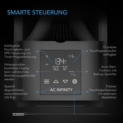 AC Infinity CLOUDFORGE T3 Luftbefeuchter 4,5 L mit VPD-Steuerung