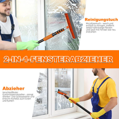 LAANPOLE Autowaschbürste Set mit Teleskopstiel 3,6 m, 5-teilig