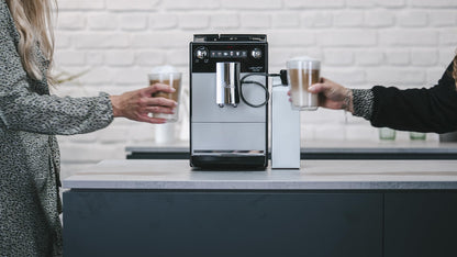 Melitta Latticia OT Kaffeevollautomat mit Milchsystem - silber/schwarz