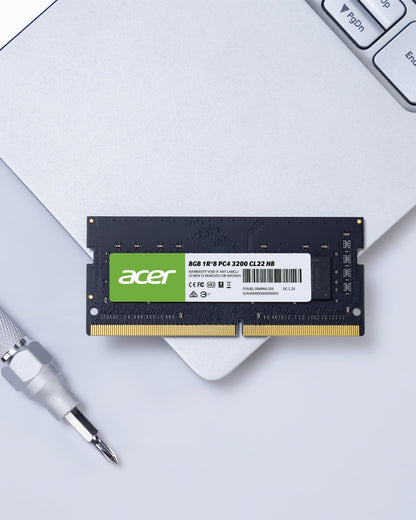 Acer SD100 8GB DDR4 SODIMM 3200MHz CL22 Arbeitsspeicher für Laptop