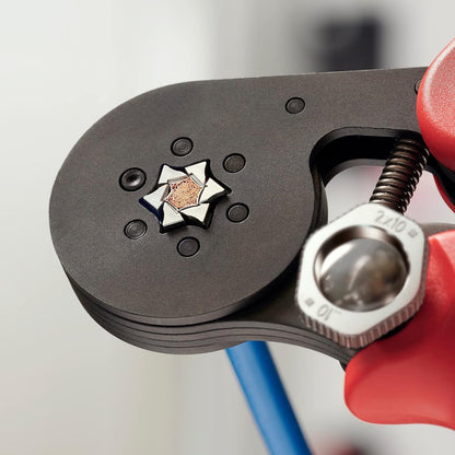 KNIPEX Aderendhülsen-Crimpzange selbsteinstellend 180mm - 97 53 14