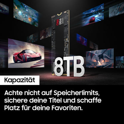 Samsung 9100 PRO interne SSD NVMe M.2 - 4 TB PCIe 5.0