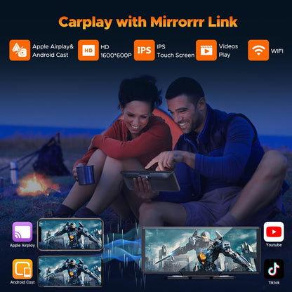 Volam 9.26 Zoll Carplay Display mit 2.5K Dashcam & Rückfahrkamera