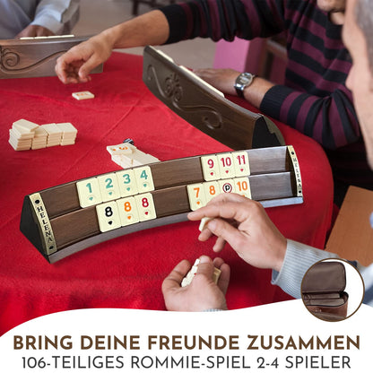 Helena Wood Art Okey Rummy Set Oval – Luxus Edition