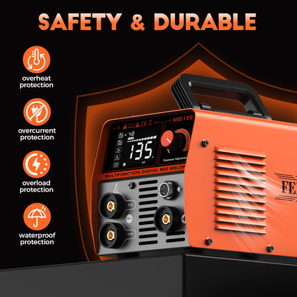 FEIFANKE MIG135 Fülldraht Schweissgerät Gaslos - 3-in-1 135A