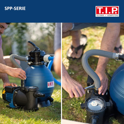 T.I.P. SPP 600 FT Poolpumpe – Filterpumpe mit Vorfilter