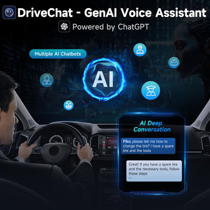 ATOTOZONE A5L Autoradio Navi 7 Zoll Wireless CarPlay Android Auto 2G+32G