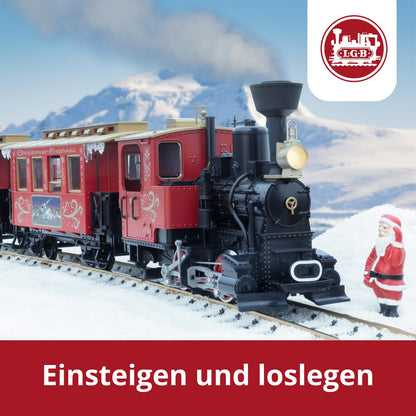 LGB 70308 Gartenbahn Starterset - Weihnachtszug Spur G