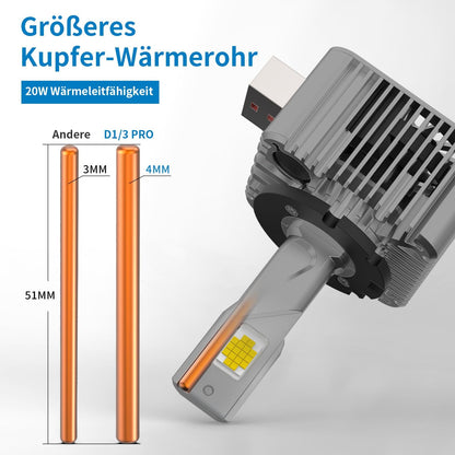 MOTORHOOK D3S Xenon Brenner Scheinwerferlampe - 6500K Weiss 2 Stk.