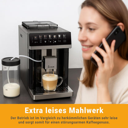 KKT KOLBE One Kaffeevollautomat mit Mahlwerk, Milchbehälter, 15 Bar