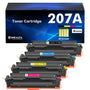 Kompatibler HP 207A 207X Farb Toner Multipack - Mit Chip. Farbige Tonerkartuschen zum Farbdruck in Laserdruckern.
