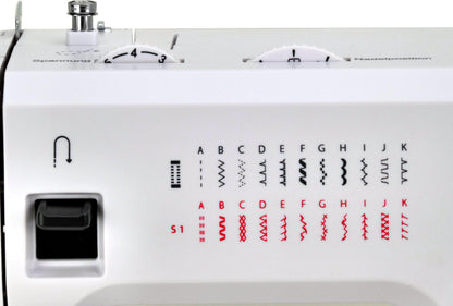 W6 Nähmaschine N 1235 Pro Freiarm mit 24 Stichprogrammen