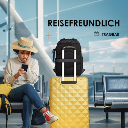 TARION Kamerarucksack TR-L wasserdicht, 14 Zoll Laptopfach, schwarz