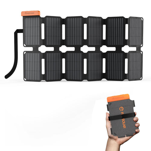 FlexSolar 36W faltbares Solarladegerät, IP67, USB-A/USB-C/DC