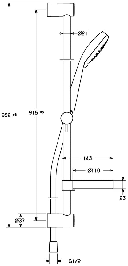 Hansa Hansaunita Renovierungsset Brause - 48130131