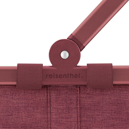 reisenthel carrybag twist maroon Einkaufskorb mit Innentasche, 22 l