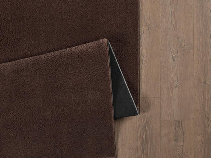 the carpet Relax Kurzflor Teppich in Felloptik, Braun, 200 x 280 cm